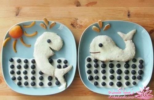 خلاقیت در تزیین غذا