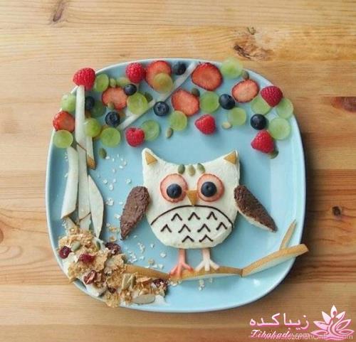 خلاقیت در تزیین غذا