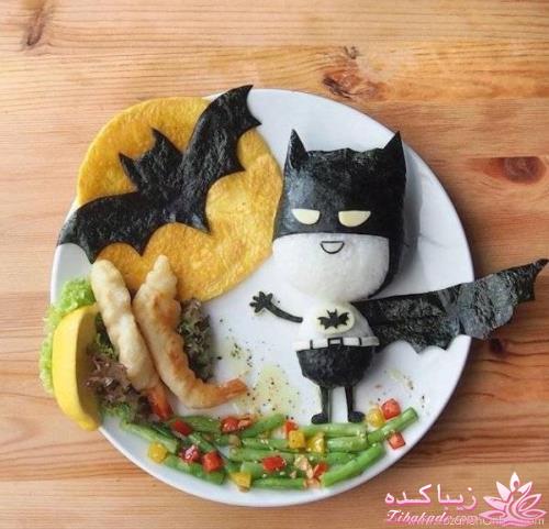 خلاقیت در تزیین غذا