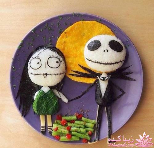 خلاقیت در تزیین غذا