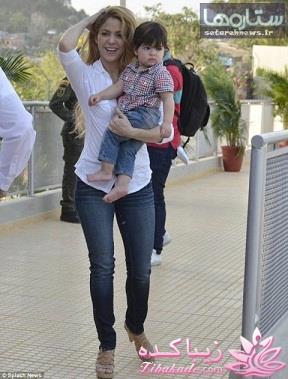 عکس بچه شکیرا و پیکه