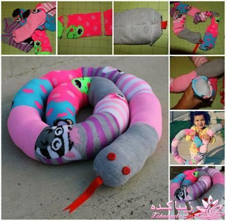 آموزش عروسک سازی عروسکـــــهای جورابــــی