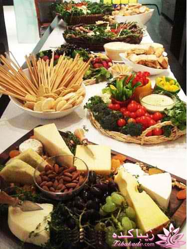 تزیین میز غذای خودمونی