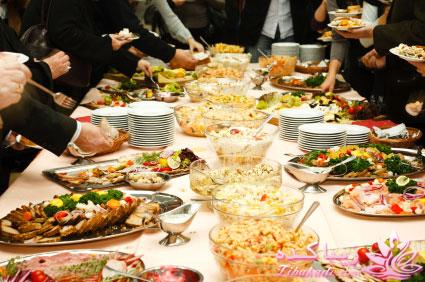 تزیین میز غذای خودمونی