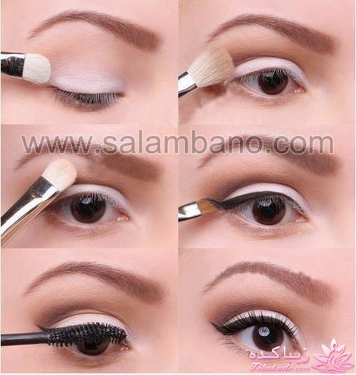 آموزش کشیدن خط چشم برای انواع چشم ها