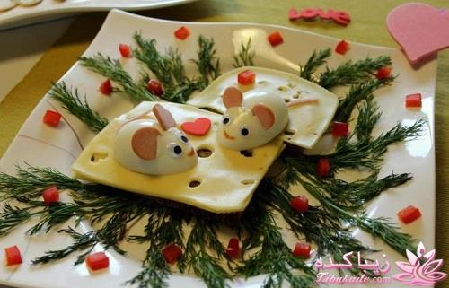 تزیین میز صبحانه و خوراکیها