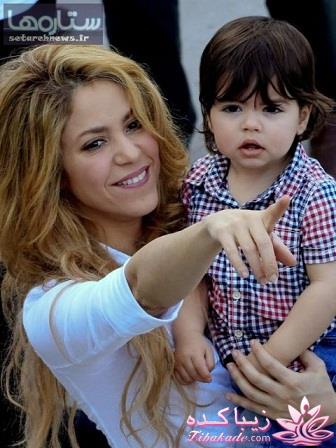عکس بچه شکیرا و پیکه