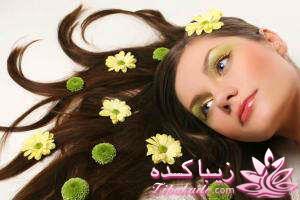 ماساژ انگشتی کف سر با شامپوگیاهی دیزان