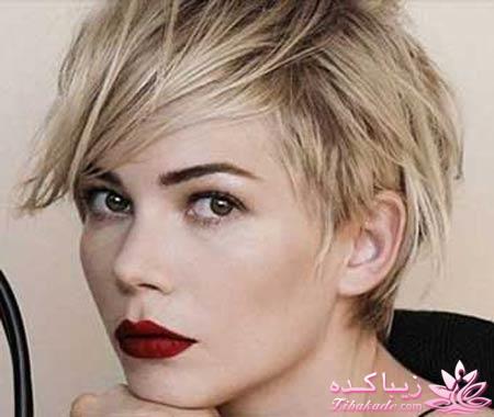 انواع کوتاهی مو با رنگ موی جدید 2016