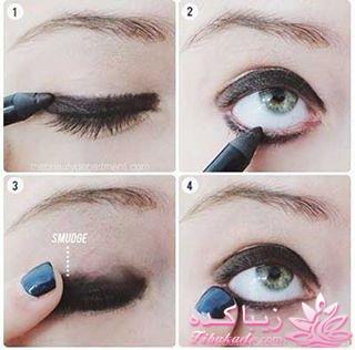 آموزش کشیدن خط چشم برای انواع چشم ها