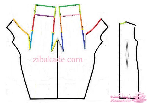 آموزش دوخت لباس مجلسی