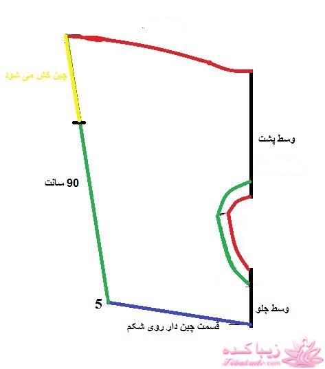 آموزش دوخت لباس مجلسی