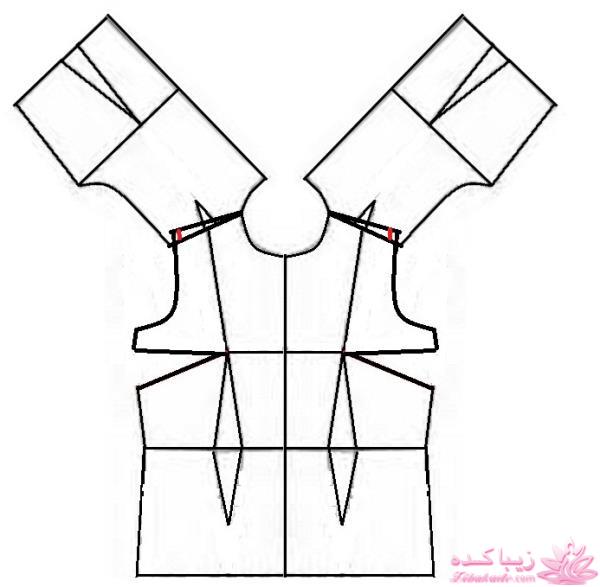 آموزش دوخت لباس مجلسی