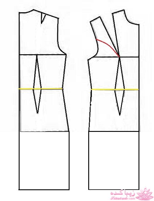 آموزش دوخت مانتو مجلسی