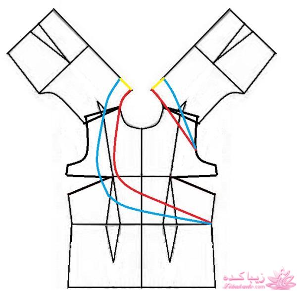 آموزش دوخت لباس مجلسی