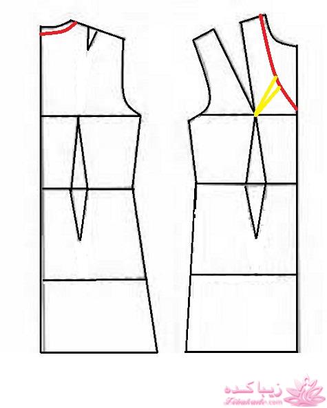 آموزش دوخت لباس مجلسی