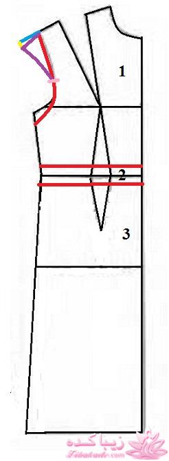 آموزش دوخت لباس مجلسی