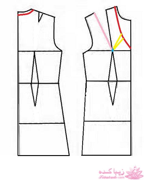 آموزش دوخت لباس مجلسی