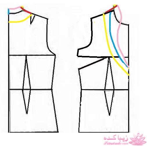 آموزش دوخت لباس مجلسی