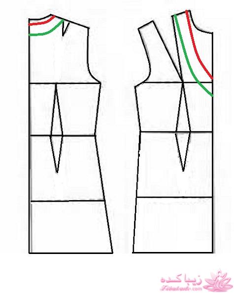 آموزش دوخت لباس مجلسی