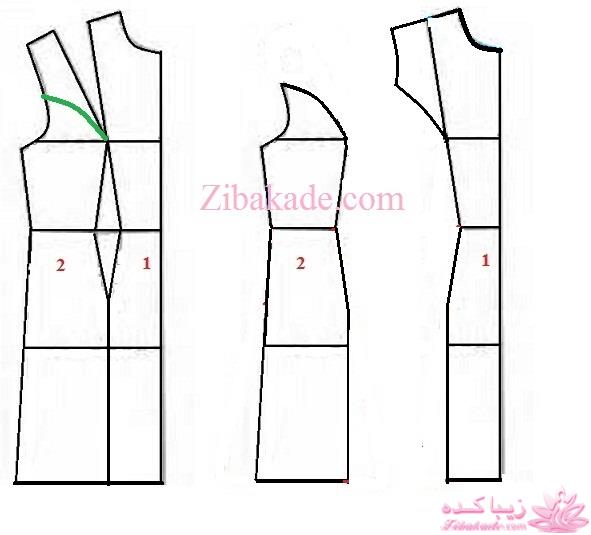 آموزش دوخت لباس مجلسی