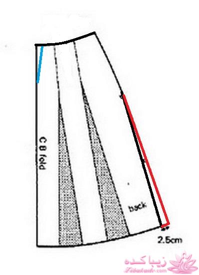 آموزش دوخت لباس مجلسی