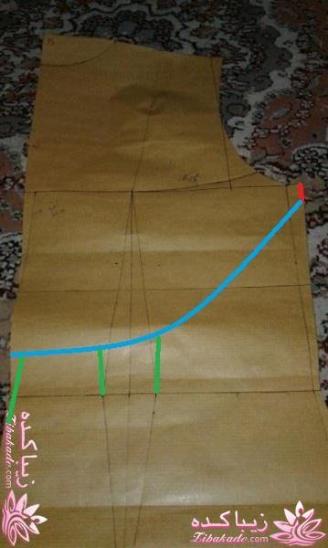 آموزش دوخت لباس مجلسی