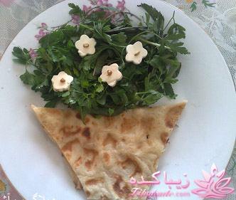 خلاقیت در تزیین غذا