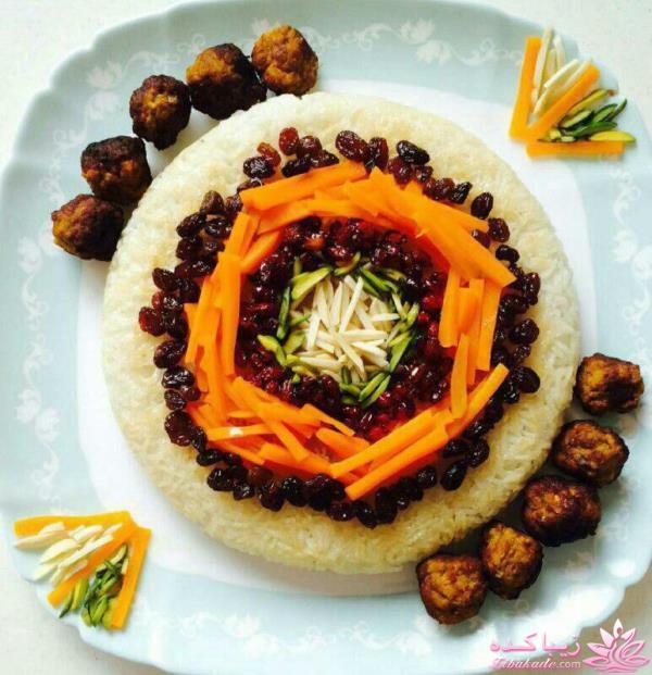 خلاقیت در تزیین غذا