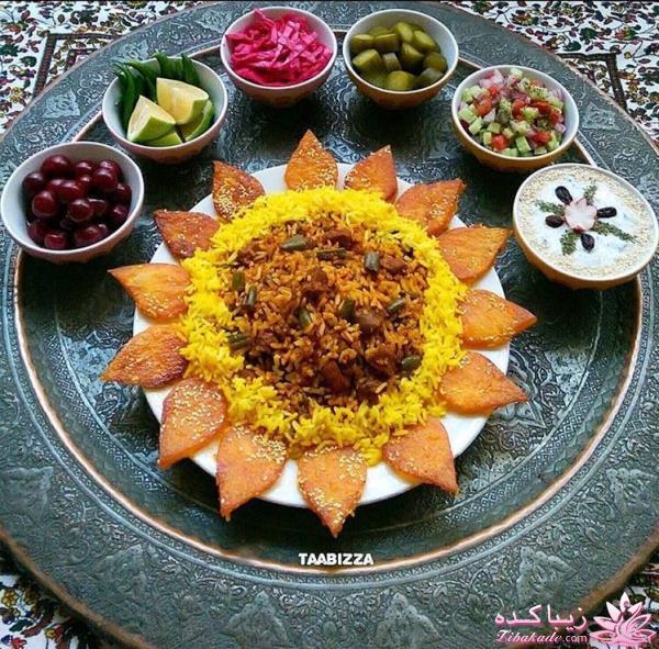 خلاقیت در تزیین غذا