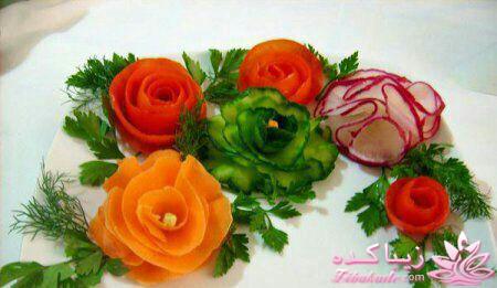 تزیین خوراکیها