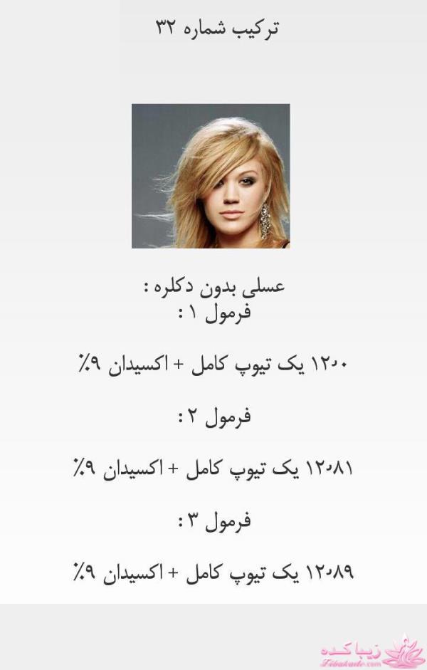 آموزش ترکیب رنگ مو 