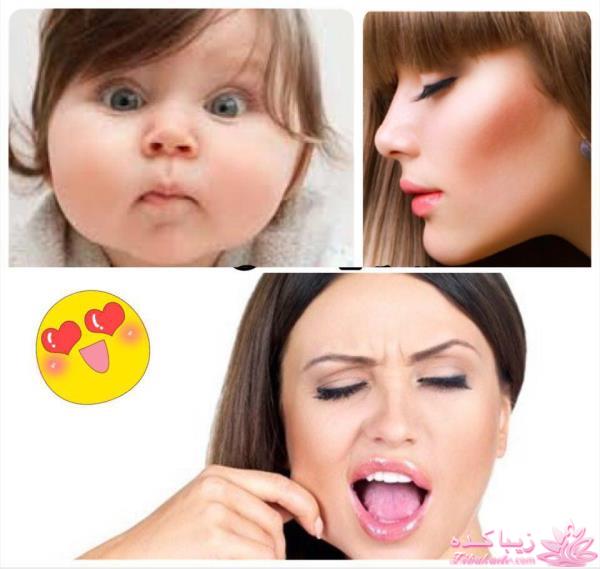 راههای چاق شدن صورت