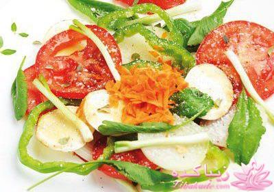 انواع سالاد(هر روز با یک سالاد)