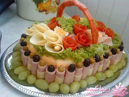 خلاقیت در تزیین غذا