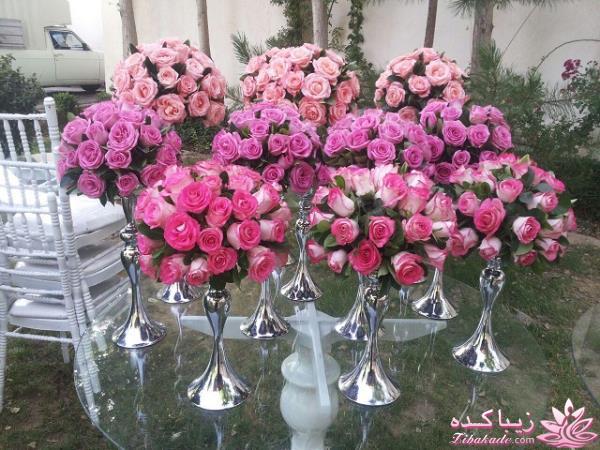 اتاق عقدهای زیبا / دسته گل عروس / ماشین عروس