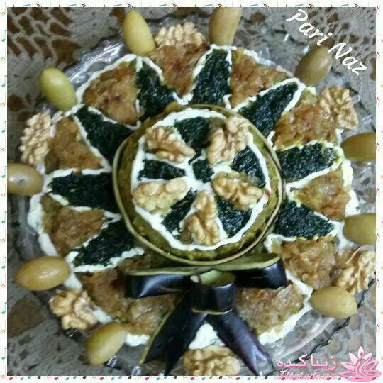 خلاقیت در تزیین غذا