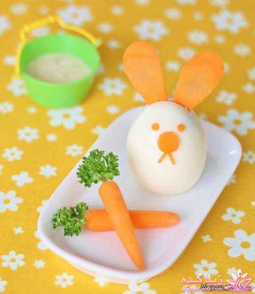 خلاقیت در تزیین غذا