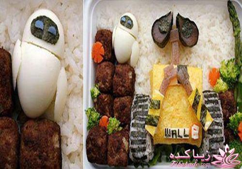 خلاقیت در تزیین غذا