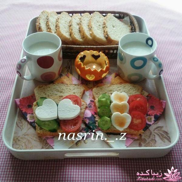 خلاقیت در تزیین غذا