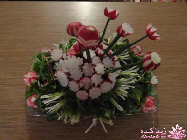 خلاقیت در تزیین غذا