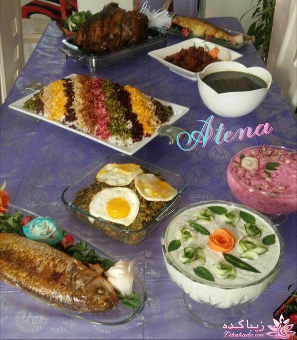 تزیین خوراکیها