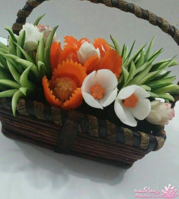 خلاقیت در تزیین غذا