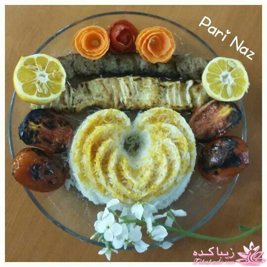 خلاقیت در تزیین غذا