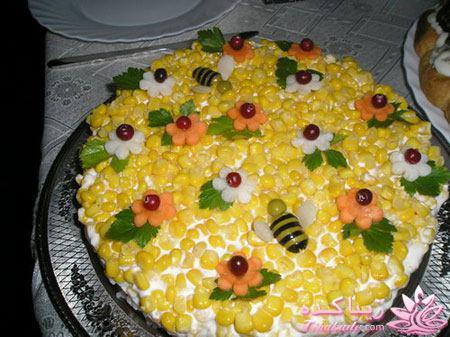 خلاقیت در تزیین غذا