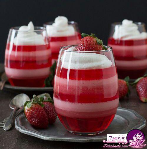 انواع دسر | انواع ژله