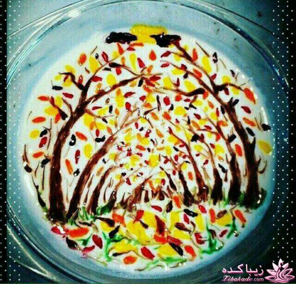 خلاقیت در تزیین غذا