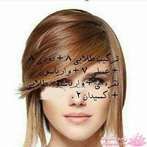 آموزش ترکیب رنگ مو 