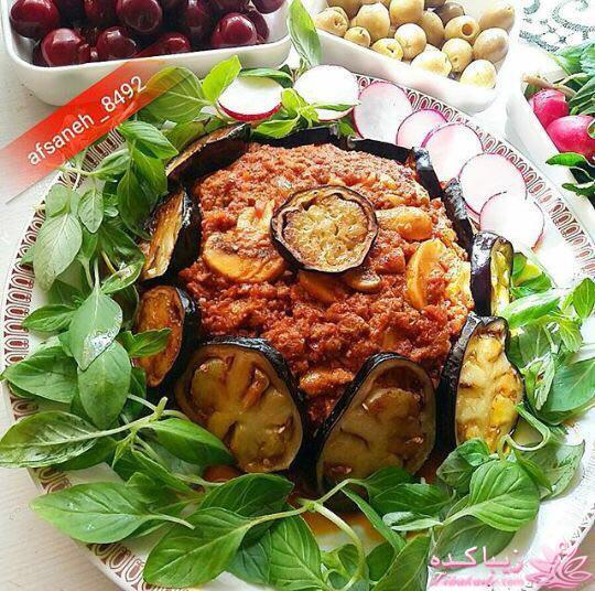 خلاقیت در تزیین غذا