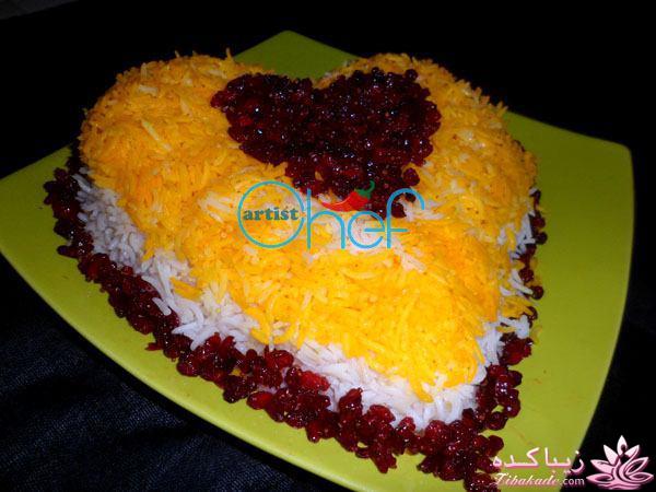 خلاقیت در تزیین غذا